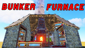 RUST BUNKER LARGE FURNACE BASE