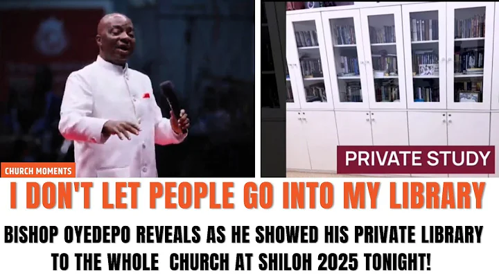 😮 SEE HOW BISHOP OYEDEPO SURPRISINGLY SHOWED HIS PRIVATE LIBRARY TO THE WHOLE CHURCH AT SHILOH 2025!