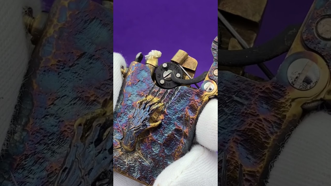 THORENS Spirit Claw第1世代オイルライター｜ブラックアイス 自動点火