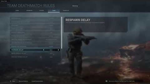 cod mw custom settings