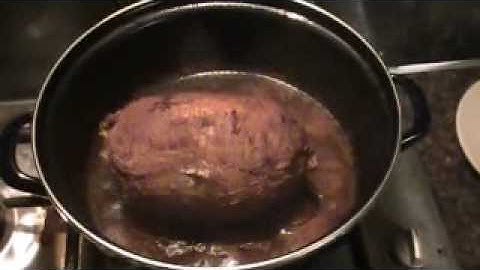 kerstrollade in de pan