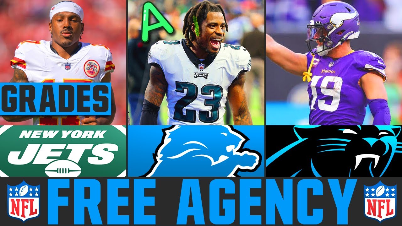 NFL Free Agency Signings & Grades Jets Browns Elijah Moore Trade