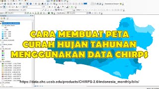 LEARN TO MAKE MAPS #6 HOW TO MAKE ANNUAL RAINFALL MAP USING CHIRPS DATA