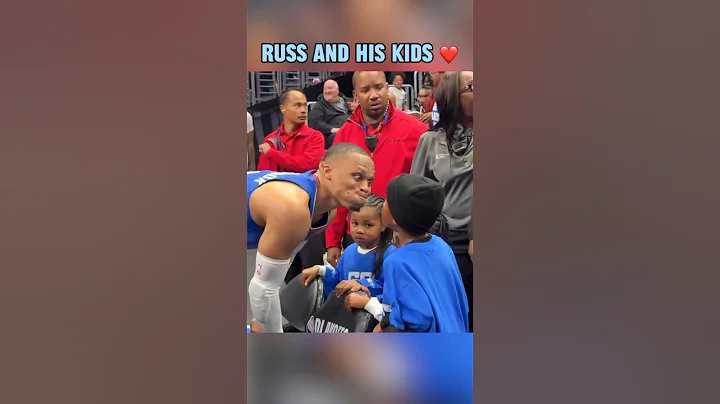 Russell Westbrook visiting his kids during halftime 🥹 (via @NBA) - DayDayNews