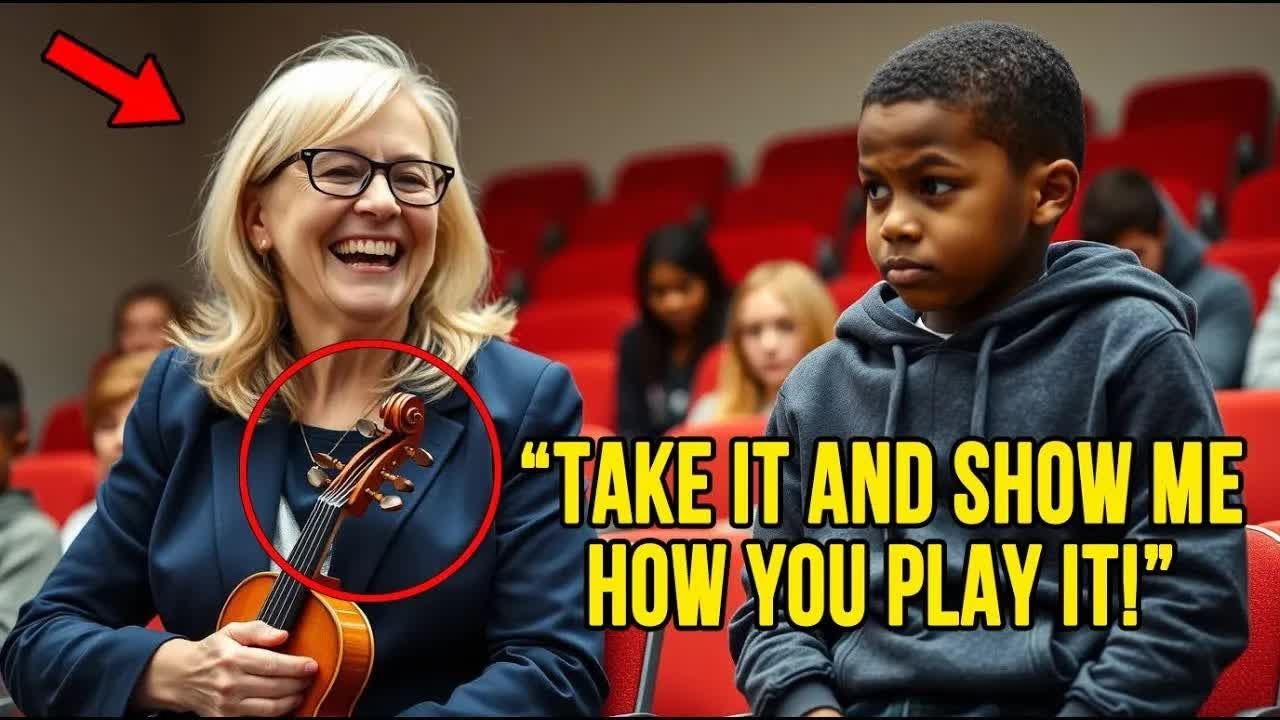 Principal Laughed When the Black Student Held a Violin — They Weren’t Laughing After He Played