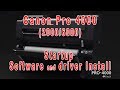 Canon Pro 4000, 2000, 6000 Startup and Software / Driver installation