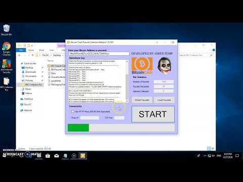 BTC Faucet Collector Bot How To Run The Bot 2019