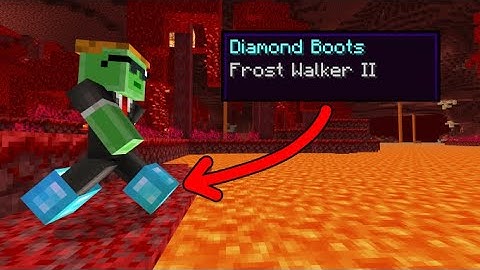 frost walker works on lava?