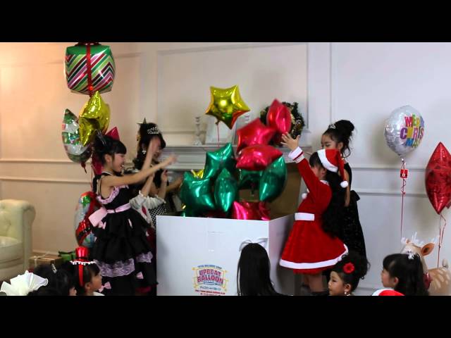 クリスマスバルーン：サンタさんからクリスマスサプライズ
