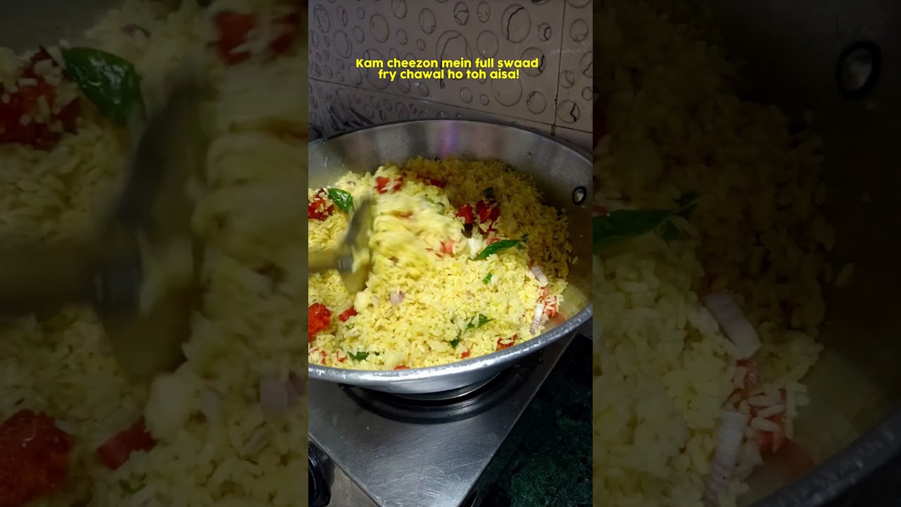 Home Style Fried Rice with Manchurian | Simple Cooking, Big Taste 🍜🔥 | Food Shorts