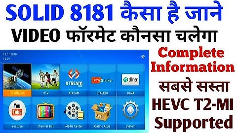 SOLID 8181 HEVC T2-MI FULLY INFORMATION