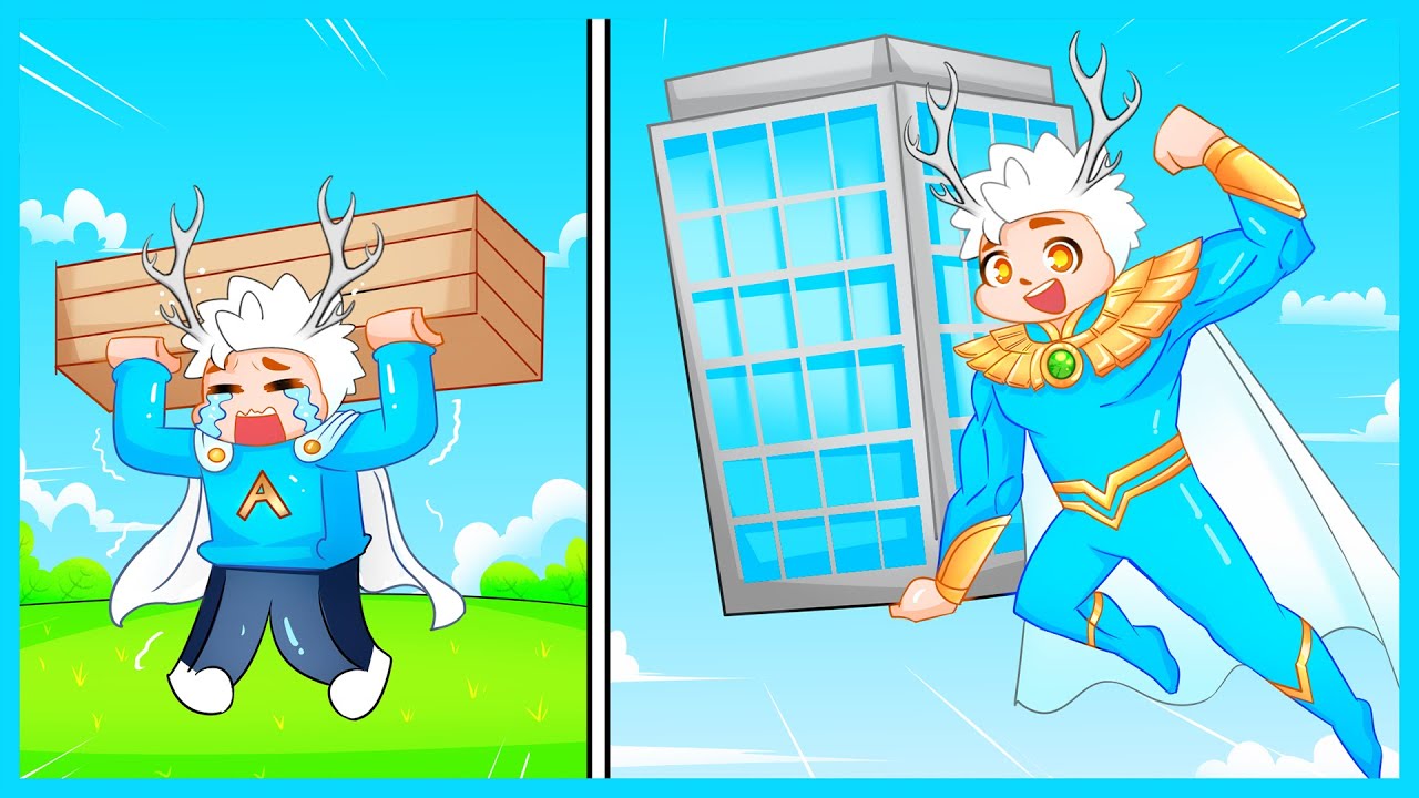 MENJADI SUPER HERO PALING KUAT DI DUNIA VS SUPERHERO LEMAH!