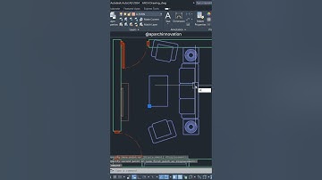 How to Create a Living Room Plan in AutoCAD in just a few easy steps.  | AP Arch Innovation #autocad