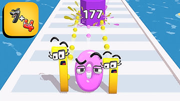 Merge Number Run ​- All Levels Gameplay Android,ios (Levels 4-5)