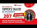 Toppers talk by diya dasgupta air 207 upsc cse 2023 insights ias ogp student