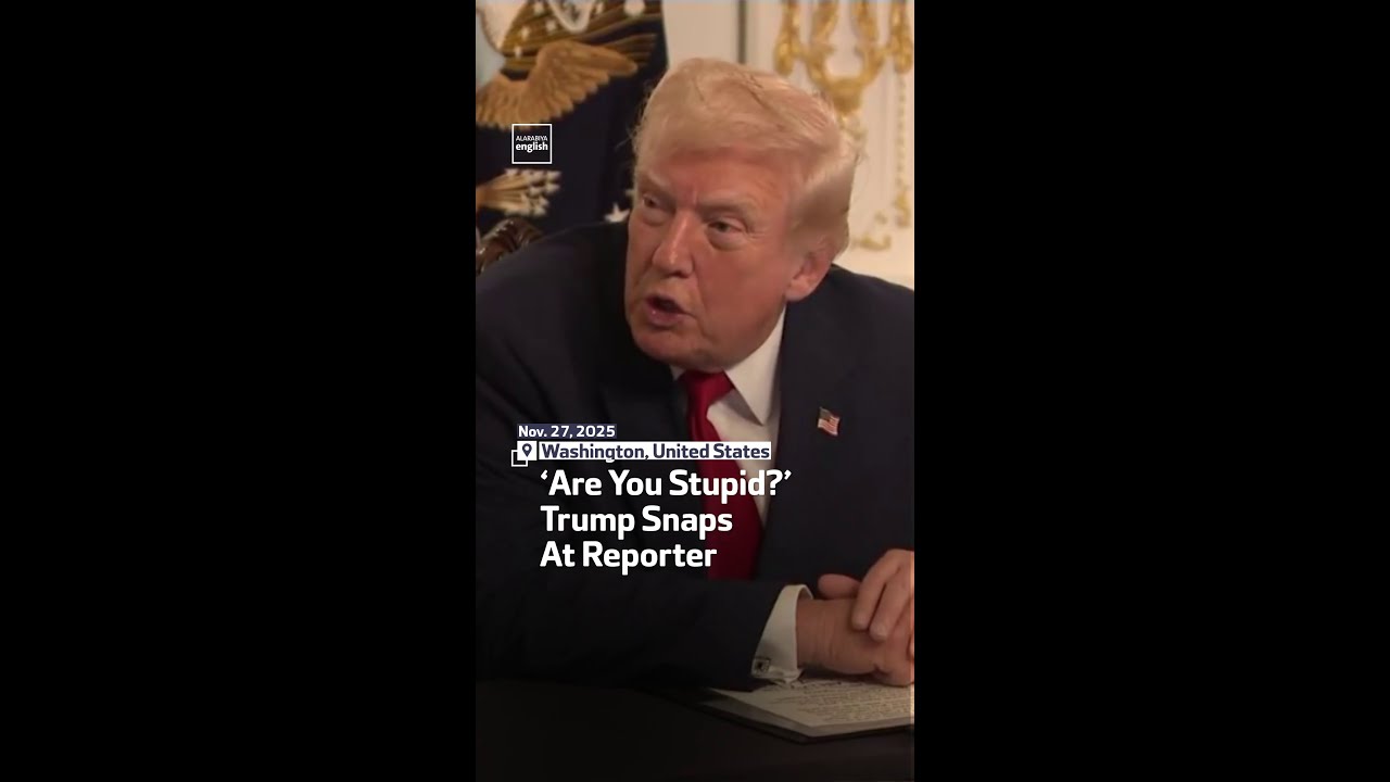 ‘Are You Stupid?’ Trump Snaps At Reporter - YouTube