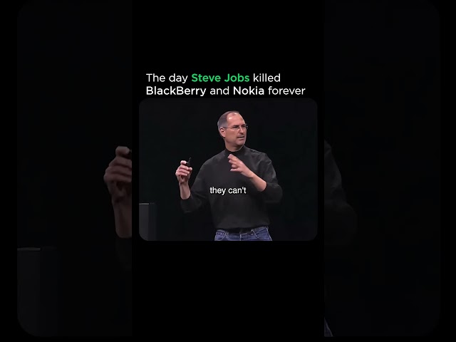 How Steve Jobs Ended BlackBerry & Nokia's Reign #podcast #clips #successmindset Video Thumbnail