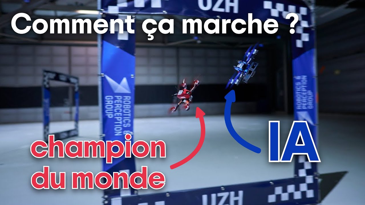 Course de drones : l'IA se hisse au niveau des champions