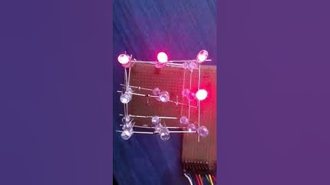 Arduino LED Cube 3x3 Problem
