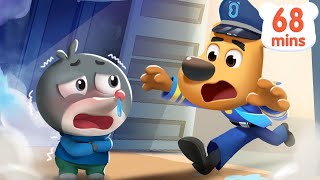 look for the missing baby good habits for kids cartoon for kids sheriff labrador babybus