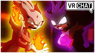 Burning Blaze Vs. Dark Silver! (VR Chat)