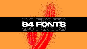 94 DANGEROUSLY GOOD FONTS! (( Free To Download NOW 📩 ))