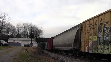 CSX Q647 in Hi Def at Shenandoah Junction,WV on 11/22/13