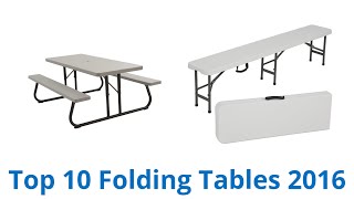 CLICK FOR WIKI ▻▻ https://wiki.ezvid.com/best-folding-tables?id=ytdesc Folding Tables Reviewed In This Wiki: Outsunny Quad-