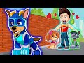 Paw patrol the mighty movie  chase runs away from home  sad story but happy ending  rainbow 3