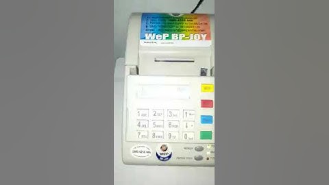 WeP BP Joy Billing Machine