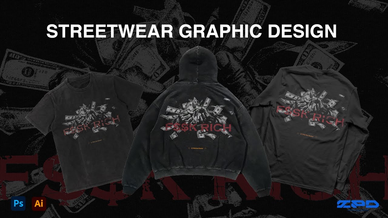 Streetwear Graphic Design by using Adobe Photoshop & Illustrator ...