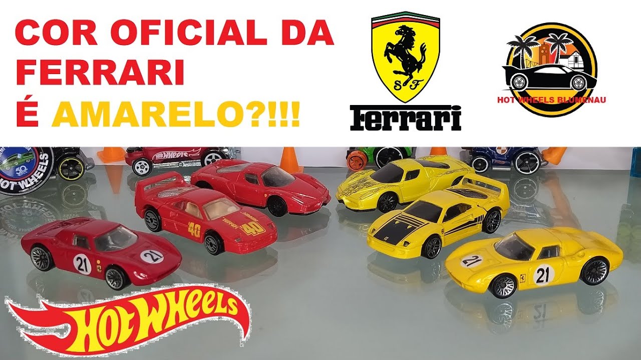 A COR OFICIAL DA FERRARI É AMARELO? SÉRIO? E POR QUE TEM MAIS