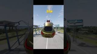 Cars vs 100 Containers Jump Test #best #cars #games #bestgames #crush #gaming #beamng #bmw