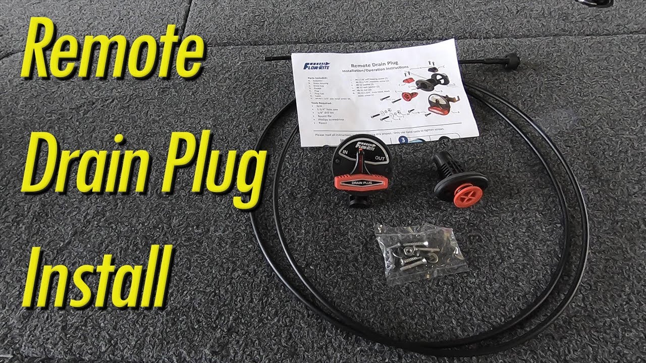 Bass Boat Solutions Flow-Rite Remote Drain Plug System