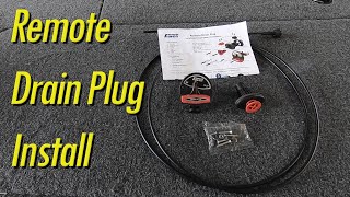 How to Install a Remote Drain Plug in Your Boat