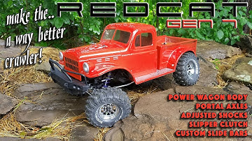 REDCAT GEN7 Modified RC to a better Crawler!