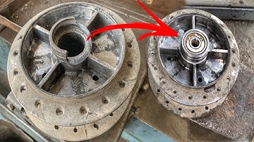 If the Wheel Hub of your heavy bike is broken,  you