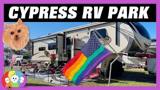 Cypress Campground & RV Park Tour  An Honest Review  Full Time LGBTQ RV Living in Florida!