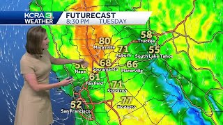 NorCal Forecast: Warm afternoons, more Sierra storms