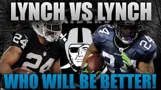 We're back with another video on madden 17 and since marshawn lynch is
going to the raiders from seahawks we will see what is/was better move
for his...