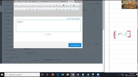 Type half-open half-closed intervals on Canvas
