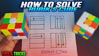 LEARN HOW TO SOLVE 3X3 RUBIK'S CUBE IN LESS THAN 1 MINUTE 😱 RUBIK'S CUBE MAGIC TRICK  screenshot 3