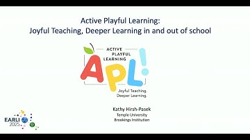 EARLI 2025 Keynote - Ph.D. Kathy Hirsh-Pasek