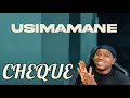 USIMAMANE - CHEQUE (OFFICIAL MUSIC VIDEO) | REACTION