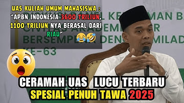 Ceramah Lucu, Jamaah Tak Sanggup Tahan Tawa - Prof. H. Abdul Somad, Lc.D.E.S.A.,Ph.D