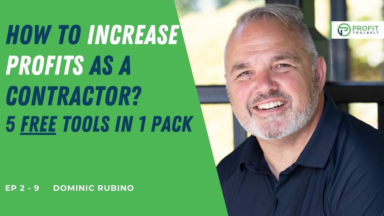 HOW To Increase Profits as a Contractor- 5 Free Tools in 1 pack
