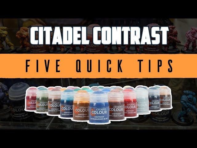 Citadel Contrast paints - Tips & Advice: Painting - Reaper Message