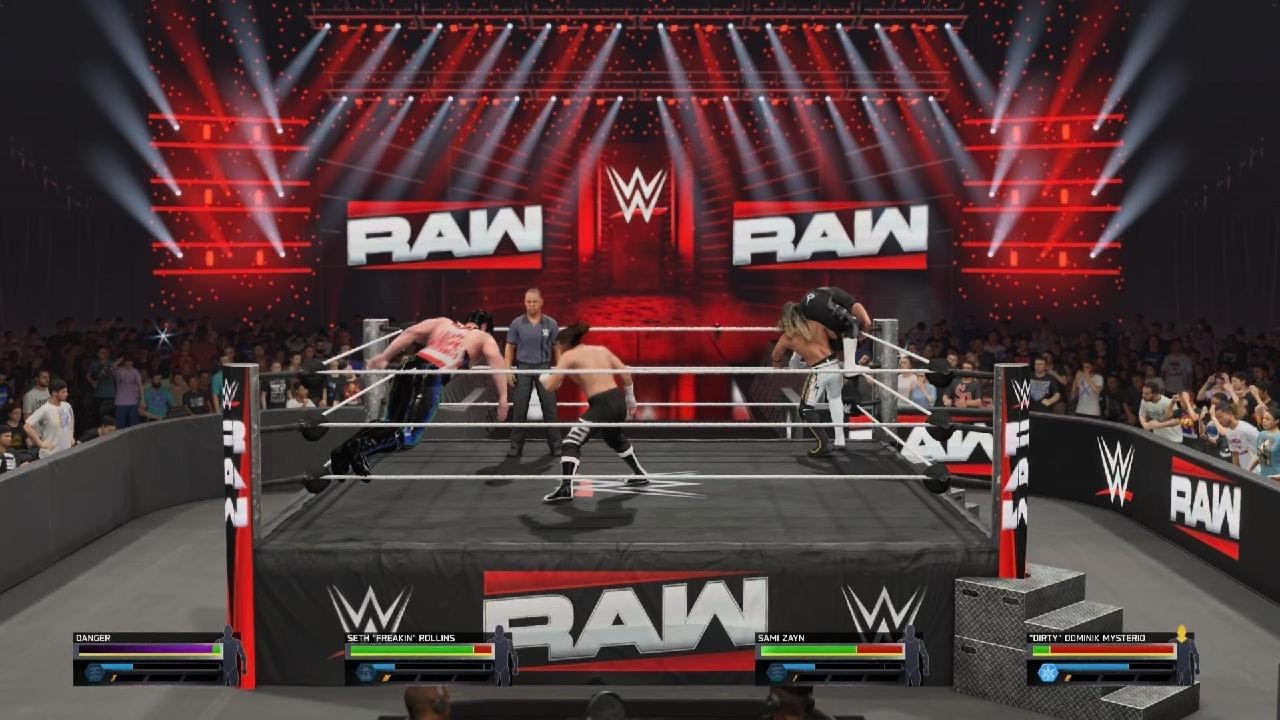 Danger Vs Rollins Vs Sami Zayn Vs Dominik Mysterio