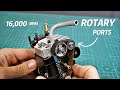 Making a cylinder head with no valves but rotary ports