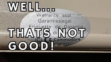 Commodore Amiga A500+ with manufacturer seals intact... That